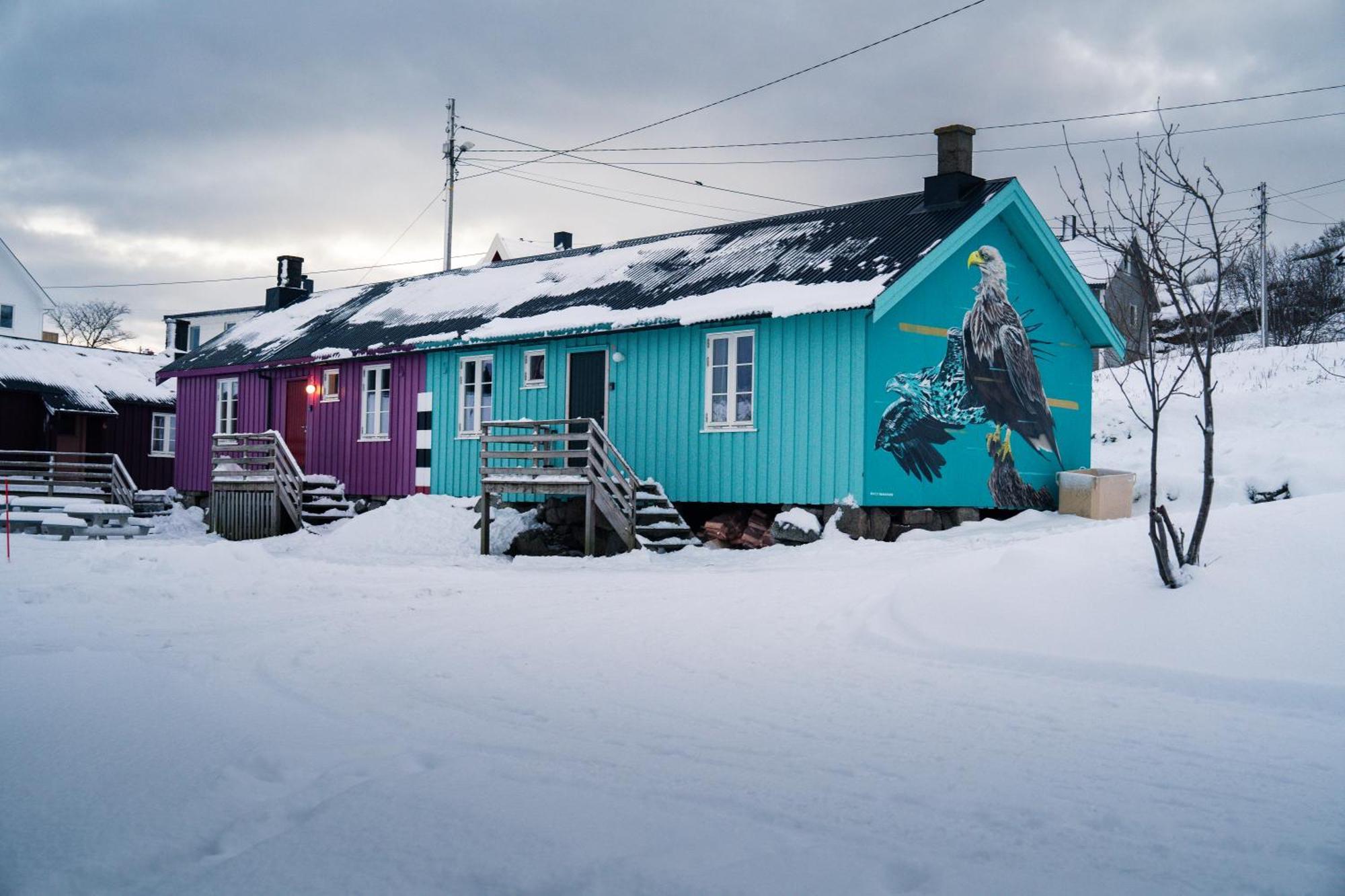 Lofoten Hostel Ballstad - Rorbua  God stemning  - Good Wibe Cabin Exterior foto
