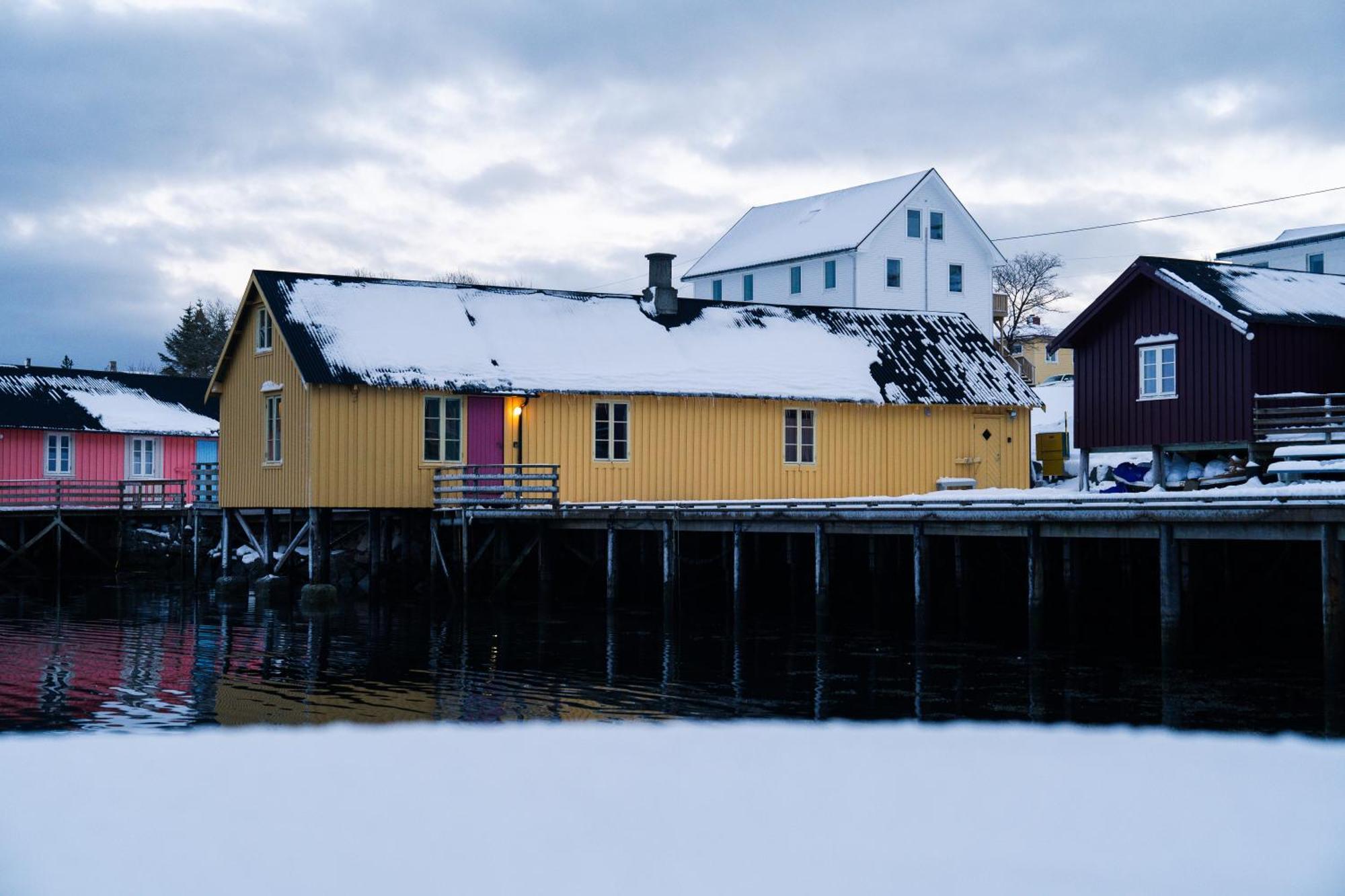 Lofoten Hostel Ballstad - Rorbua  God stemning  - Good Wibe Cabin Exterior foto