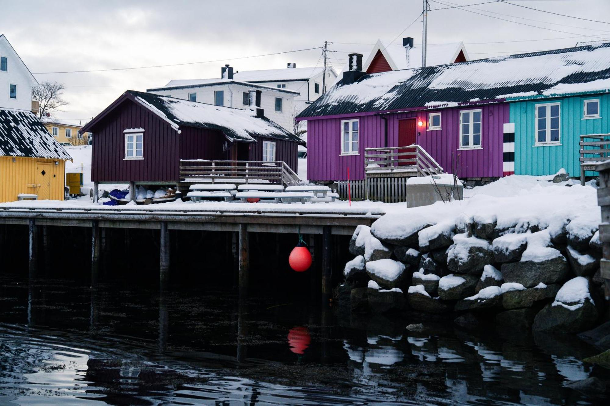Lofoten Hostel Ballstad - Rorbua  God stemning  - Good Wibe Cabin Exterior foto